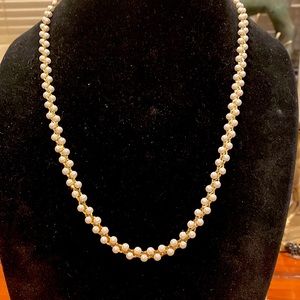 Vintage Cream Pearl Necklace